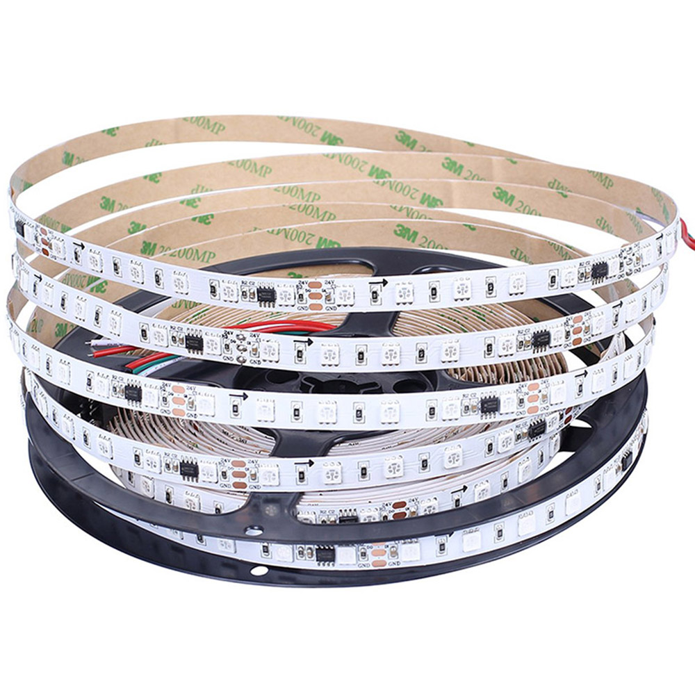 WS2811 DC12V 144LEDs Programmable LED Strip Lights, Addressable Digital